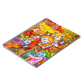 Cat Musical Band Notizblock (Linke Seite)