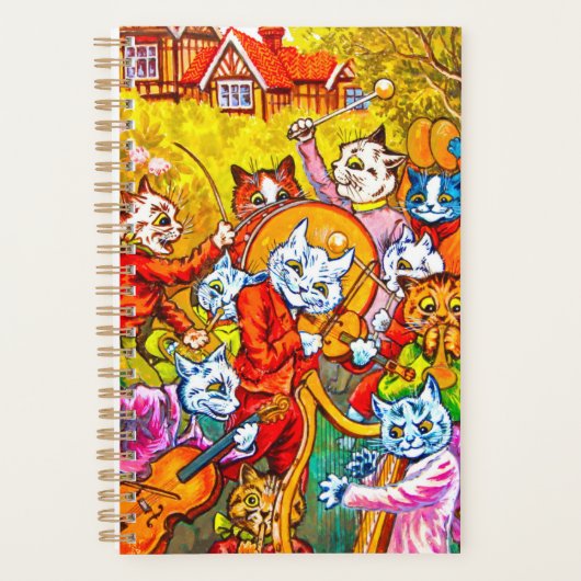 Cat Musical Band Planer (Vorderseite)