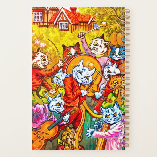 Cat Musical Band Planer (Rückseite)