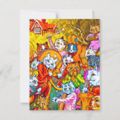 Cat Musical Band Save The Date (Vorderseite)