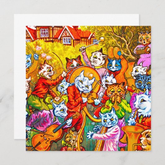 Cat Musical Band Save The Date (Vorne/Hinten)