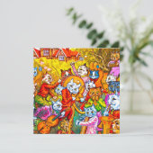 Cat Musical Band Save The Date (Stehend Vorderseite)