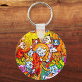 Cat Musical Band Schlüsselanhänger (Vorderseite)