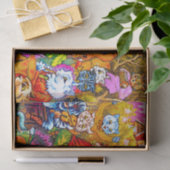 Cat Musical Band Seidenpapier (Geschenk)