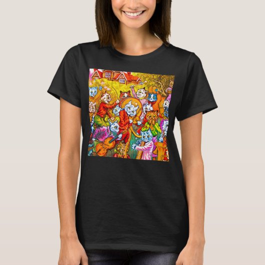 Cat Musical Band T-Shirt (Vorderseite)