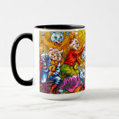 Cat Musical Band Tasse (Links)