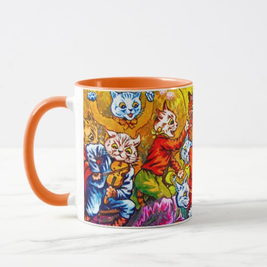 Cat Musical Band Tasse (Links)