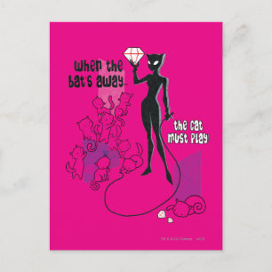 Cat Must Play Postkarte