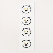CAT-MUSTACHE CAT-YOGA-MATEN YOGAMATTE (Vorderseite)