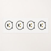 CAT-MUSTACHE CAT-YOGA-MATEN YOGAMATTE (Vorderseite (Horizontal))