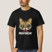 Cat Mustache T-Shirt (Vorderseite)