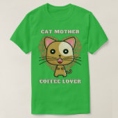 Cat Mutter Kaffee Liebhaber 251 T-Shirt (Design vorne)