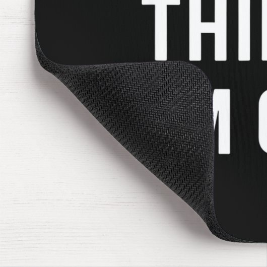 Cat - My Cat Thinks I'm Cool Funny Cat Lover State Mousepad (Ecke)