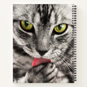 Cat Nah Up SpiralNotebook Notizblock (Rückseite)