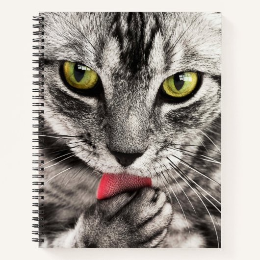 Cat Nah Up SpiralNotebook Notizblock (Vorderseite)