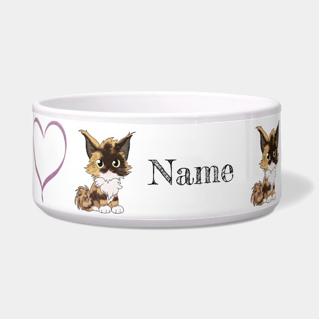 Cat name  napf (Vorderseite)