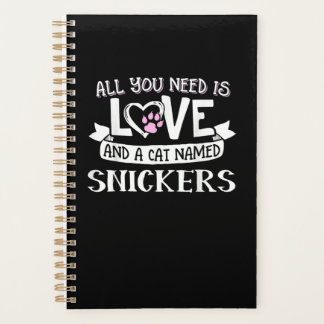 Cat Name Snickers Lovers | Alles was Sie brauchen Planer