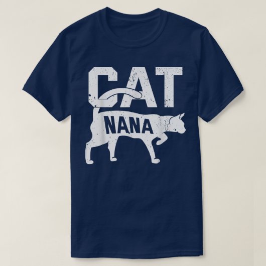 Cat Nana Kitten Hausbesitzer Meow Muttertag T-Shirt (Design vorne)