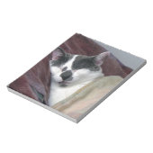 Cat Napping Notizblock (Rotiert)