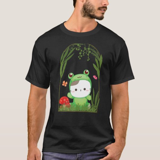 Cat Naturecore Forestcore T-Shirt (Vorderseite)