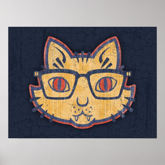 Cat Nerd Poster (Vorne)