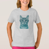 Cat Nerd T-Shirt (Vorderseite)