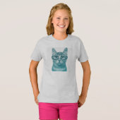 Cat Nerd T-Shirt (Vorne ganz)