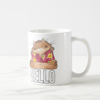Cat News Backyard Cat Tasse durchbrechen