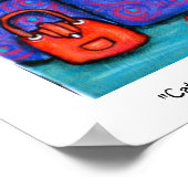 Cat Nickerchen auf der Mama Poster (Ecke)