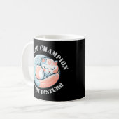 Cat Nickerchen Champion Kaffeetasse (Vorderseite Links)