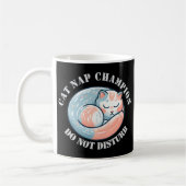 Cat Nickerchen Champion Kaffeetasse (Links)