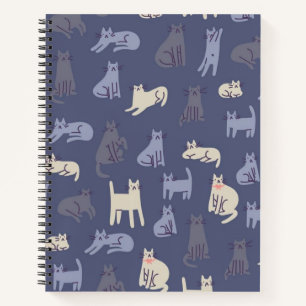 Cat Nickerchen ChorNotebook Notizblock