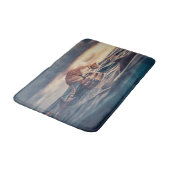 Cat Nickerchen Dream oder Nightmare Badematte (Schrägansicht)