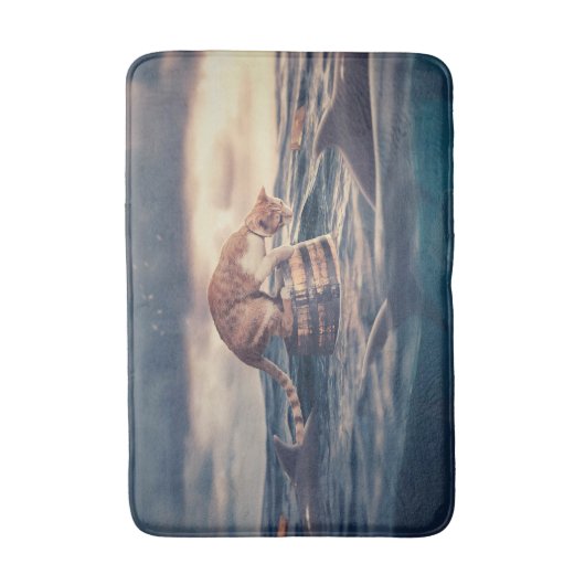 Cat Nickerchen Dream oder Nightmare Badematte (Vorderseite Vertikal)