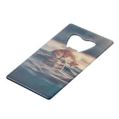 Cat Nickerchen Dream oder Nightmare Geldbeutel Flaschenöffner (Vorderseite Schrägansicht)