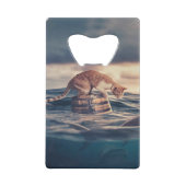 Cat Nickerchen Dream oder Nightmare Geldbeutel Flaschenöffner (Rückseite)