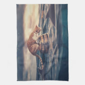 Cat Nickerchen Dream oder Nightmare Geschirrtuch (Vertikal)