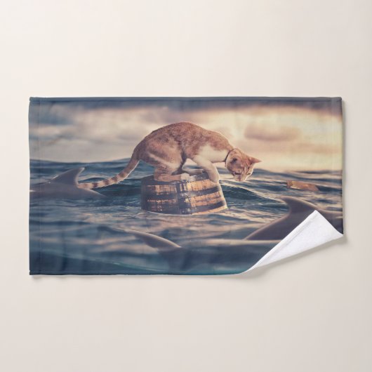 Cat Nickerchen Dream oder Nightmare Handtuch (Handtuch)