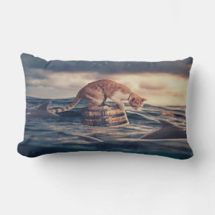 Cat Nickerchen Dream oder Nightmare Lendenkissen