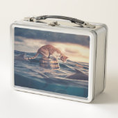 Cat Nickerchen Dream oder Nightmare Metall Brotdose (Vorderseite)