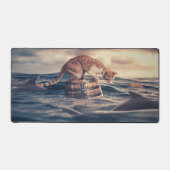 Cat Nickerchen Dream oder Nightmare Schreibtischunterlage (Vorderseite)