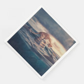 Cat Nickerchen Dream oder Nightmare Serviette (Ecke)