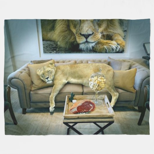 CAT-NICKERCHEN FLEECEDECKE (Vorderseite (Horizontal))