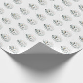 Cat Nickerchen Geschenkpapier (Ecke)