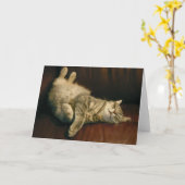 Cat Nickerchen - im Extrem Karte (Gelbe Blume)