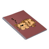 Cat Nickerchen Kitty Notebook Notizblock (Rechte Seite)
