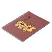 Cat Nickerchen Kitty Notebook Notizblock (Linke Seite)
