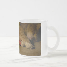 Cat Nickerchen Mattglastasse