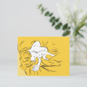 Cat-Nickerchen Postkarte (Stehend Vorderseite)