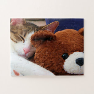 Cat Nickerchen Teddy Puzzle